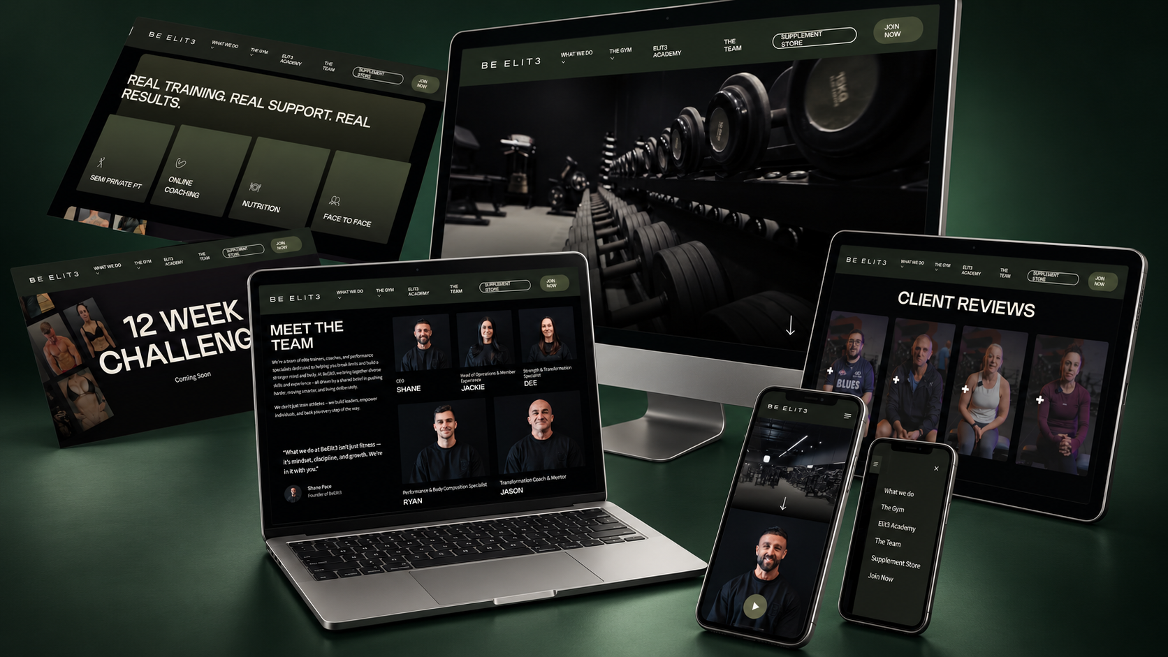 Be Elit3 website