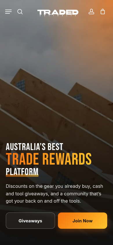 Traded Australia on mobile
