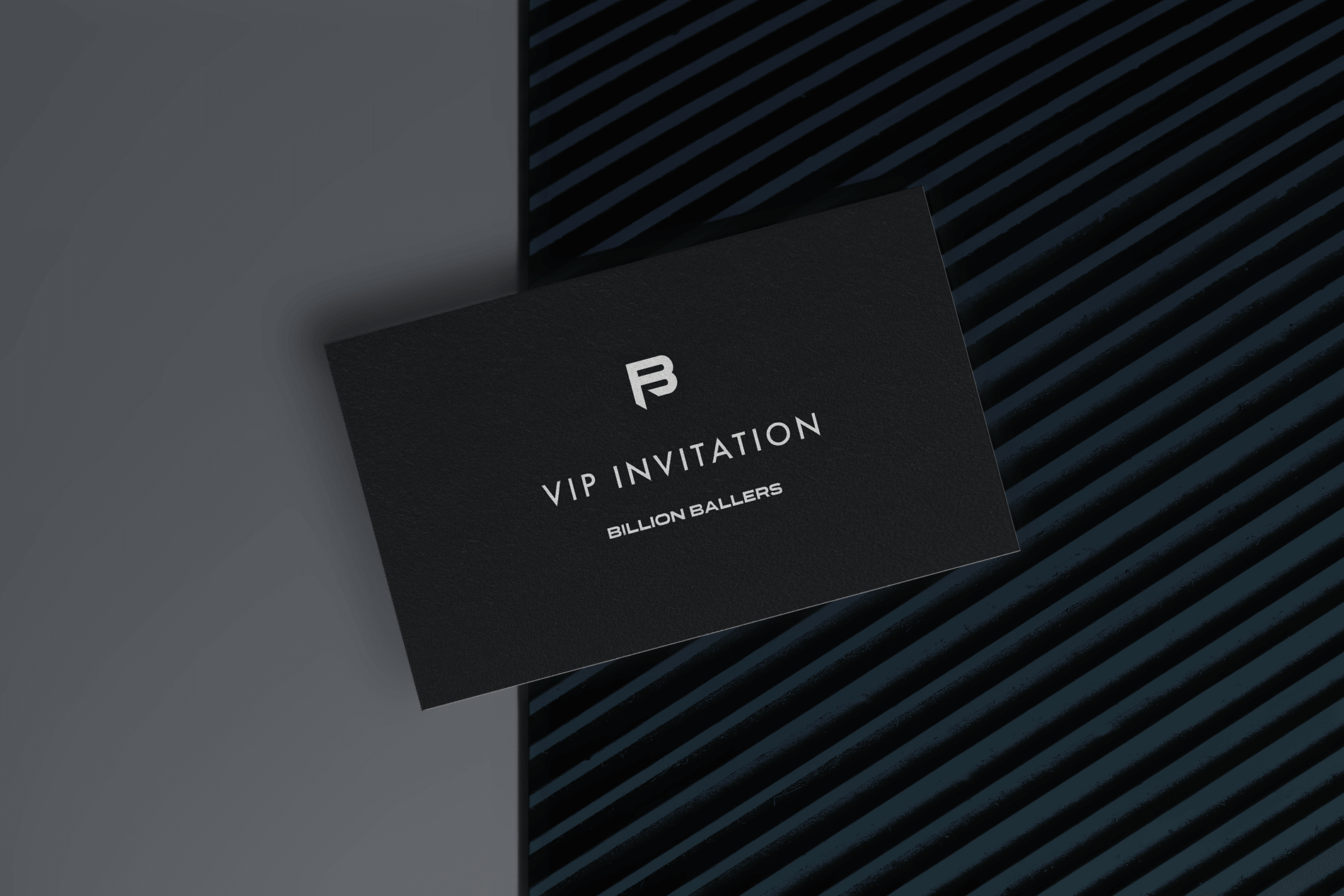 Billion Ballers VIP invitation card