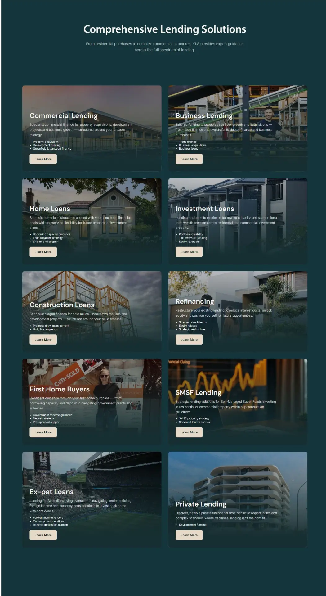 YLS lending solutions grid